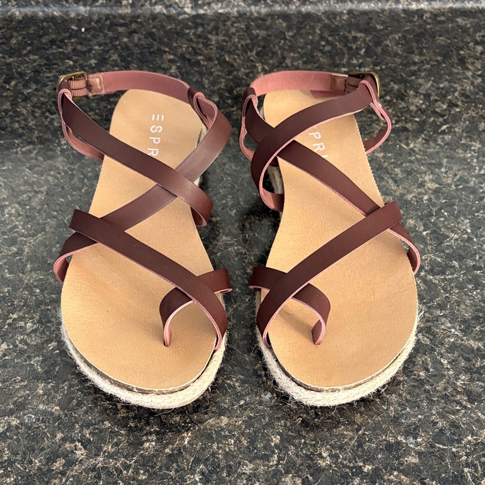 Esprit Women's Tan and Brown Judy Strappy Sandals